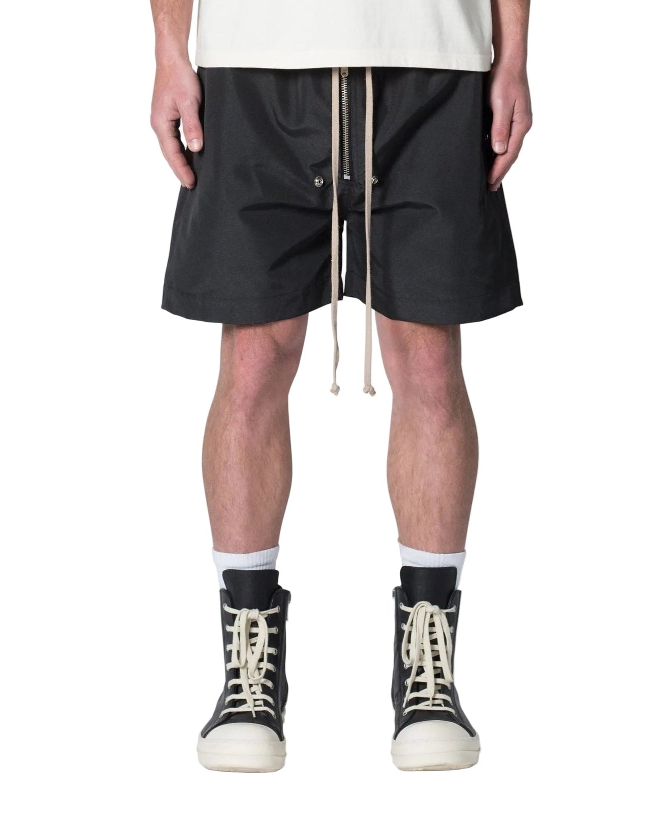 MNML LA Drawstring Mud Shorts Black