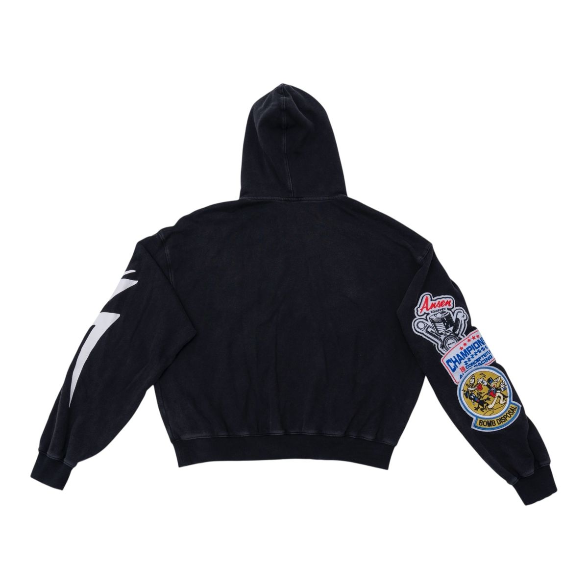 Concept 95 Patch Hoodie Black