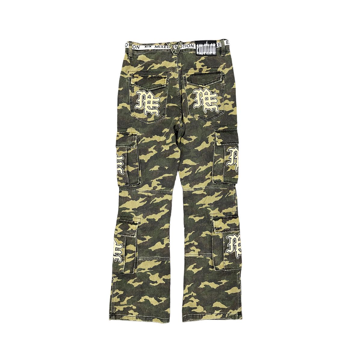 Mixed Emotion Camo Cargo Pants