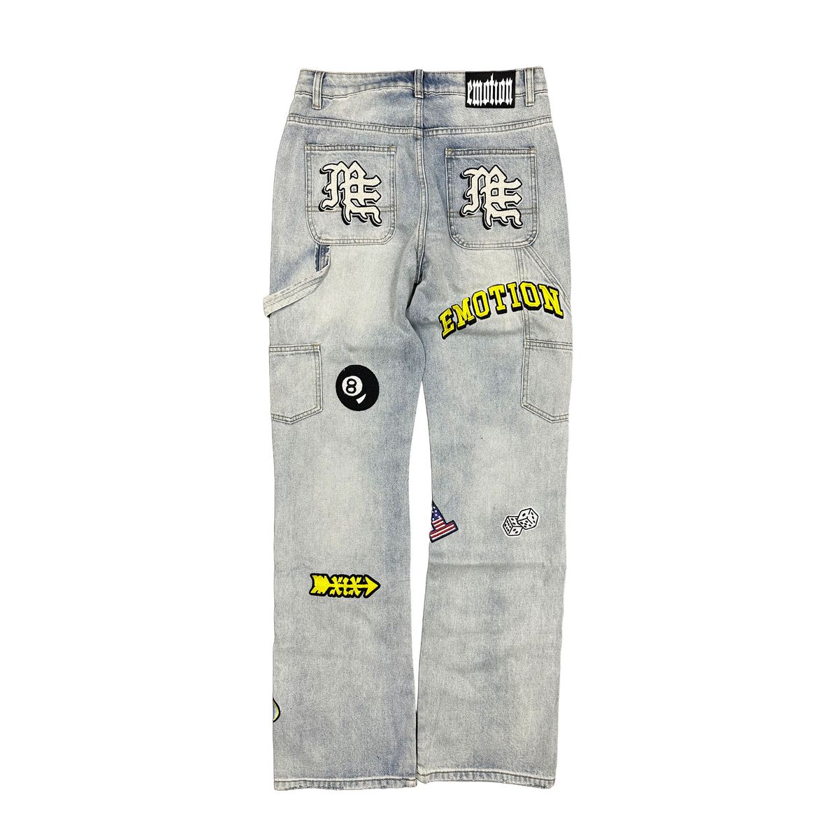 Mixed Emotion Worker Jeans