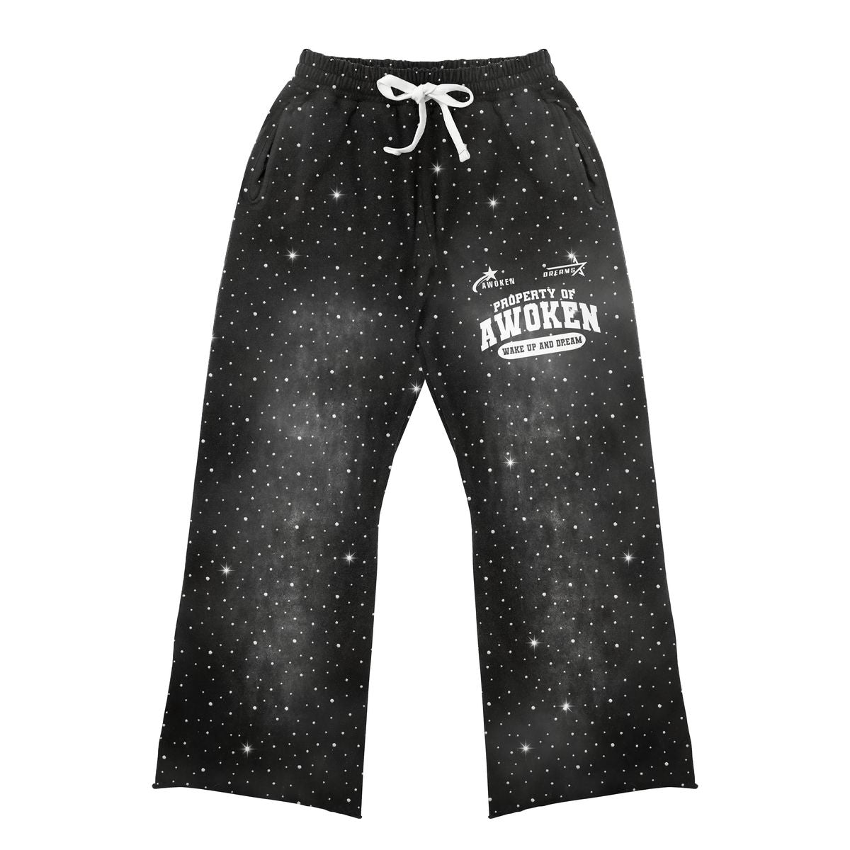 Awoken Dreams Black Rhinestone Sweatsuit