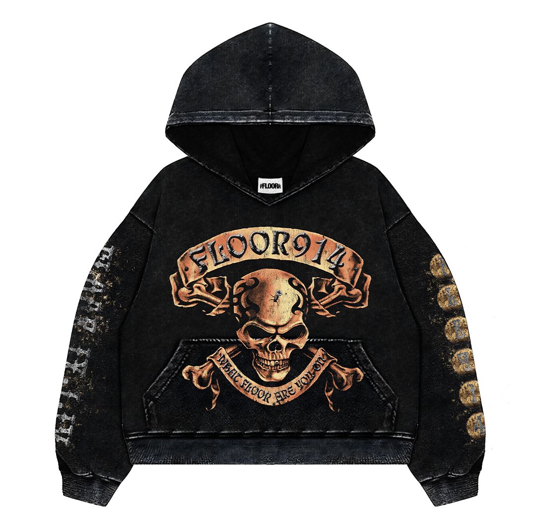 FLOOR914 Skull Hoodie