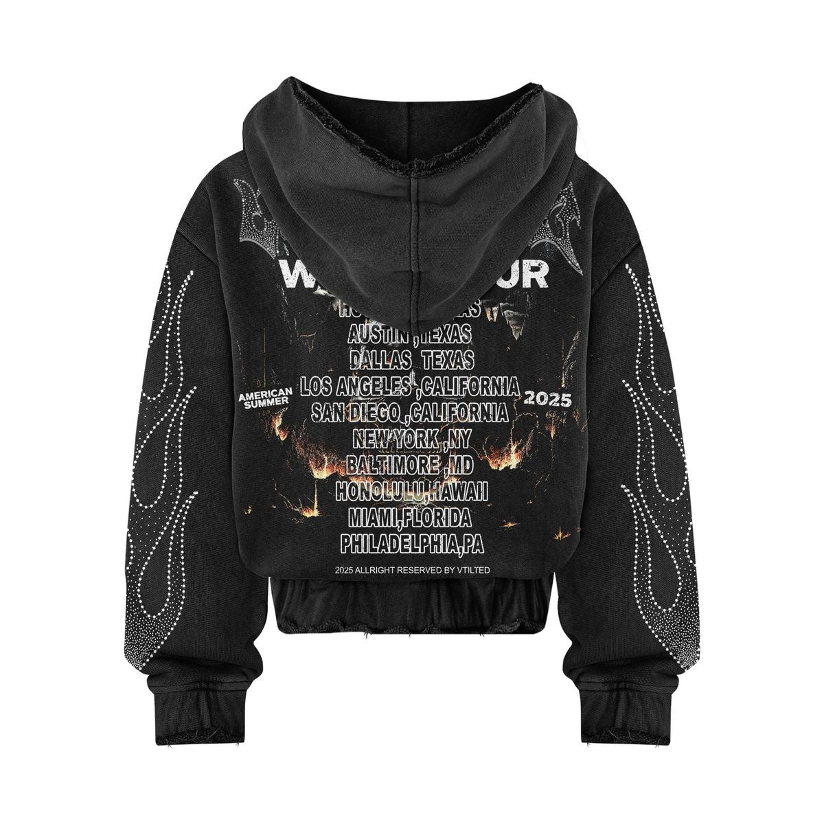 VTILTED Death Proof Zip Up Hoodie