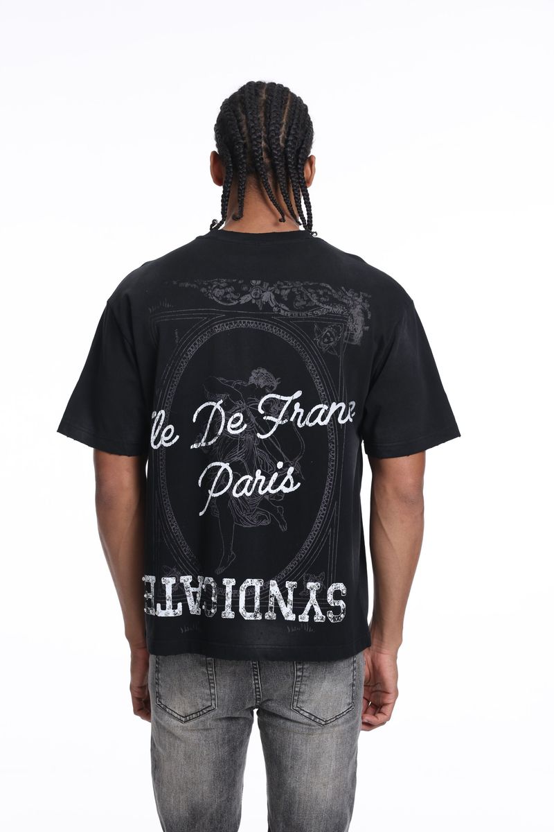 Syndicate Capital P Tee Black
