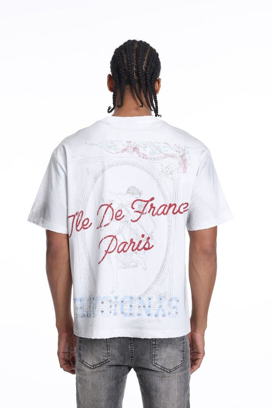 Syndicate Capital P Tee White Red