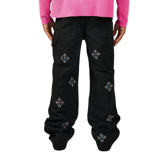 DUAA Star Black Pants