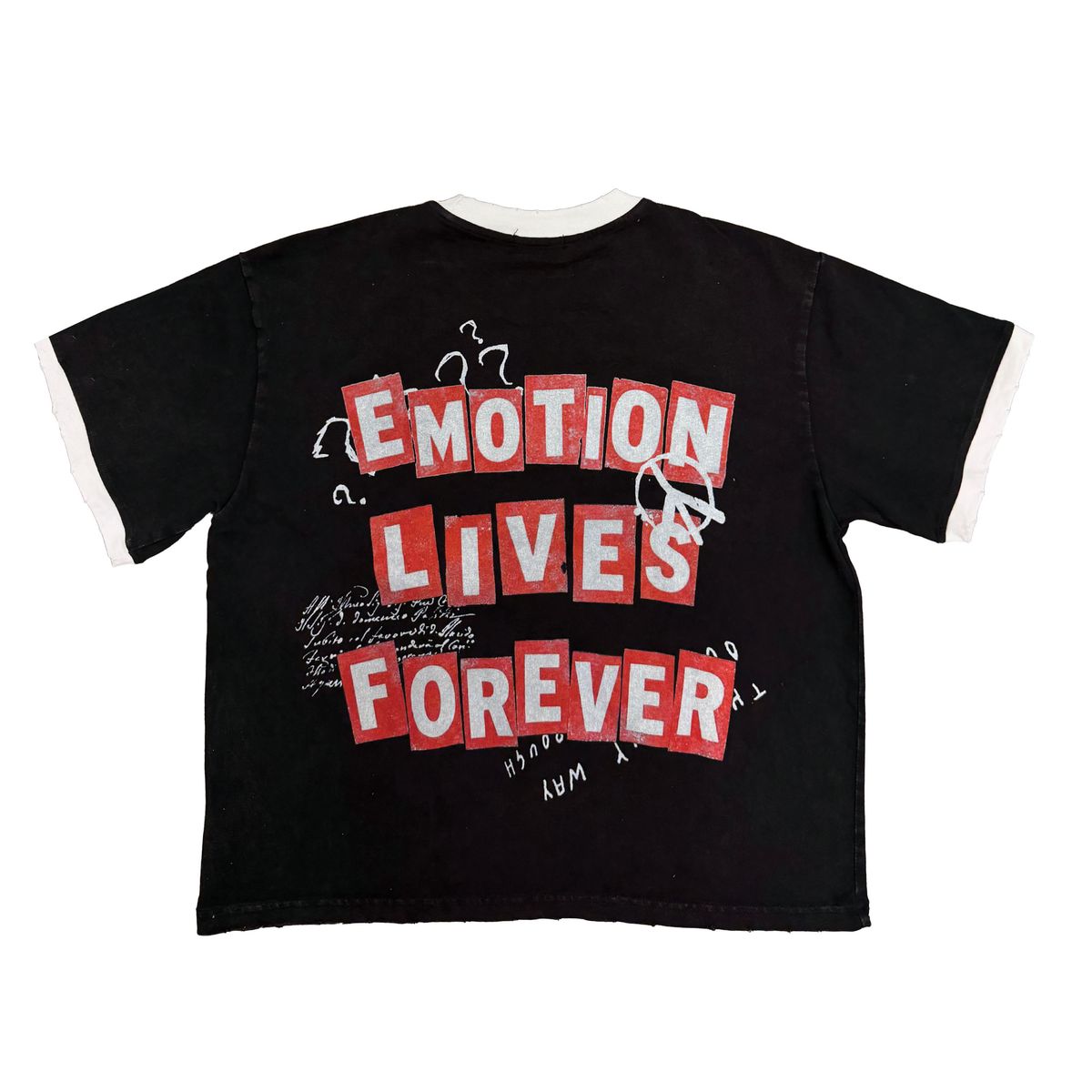 Mixed Emotion Black Static Tee