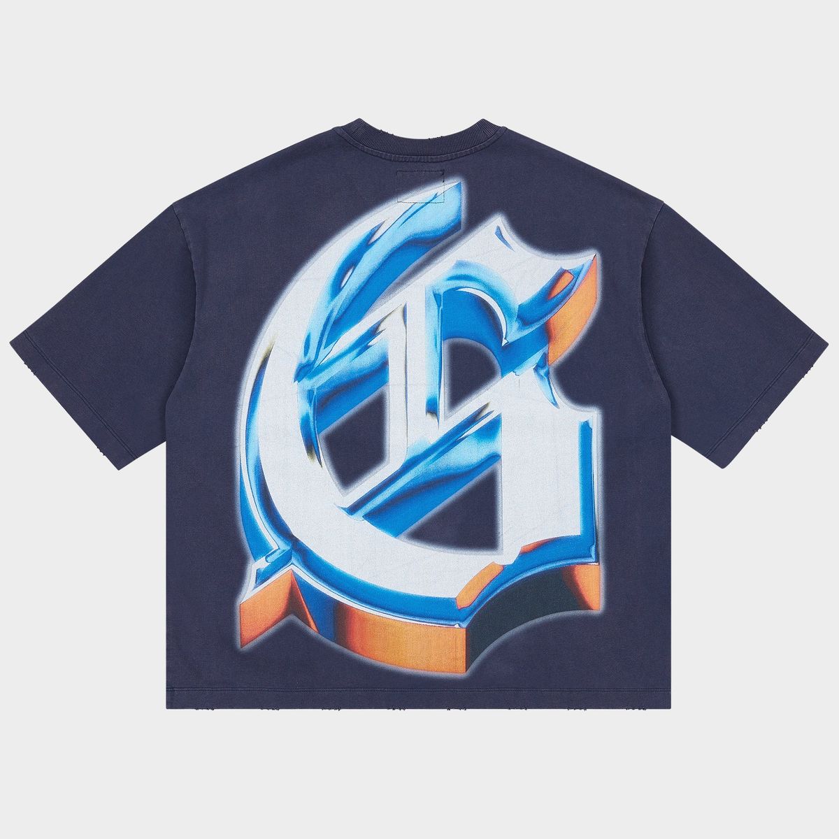 Godspeed Head Over Heels Tee Navy