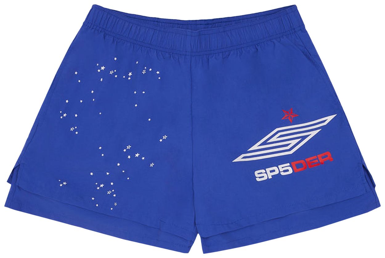 Sp5der Pro Double Layer Short Blue