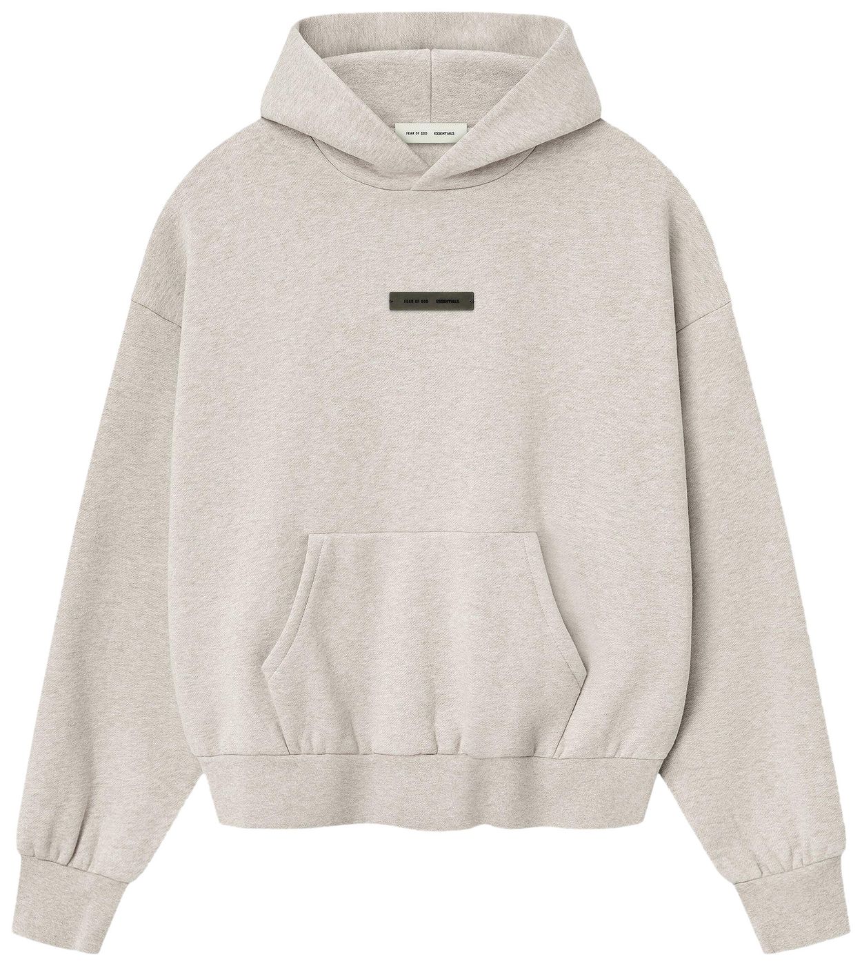 Fear of God Essentials Hoodie Heather Stone