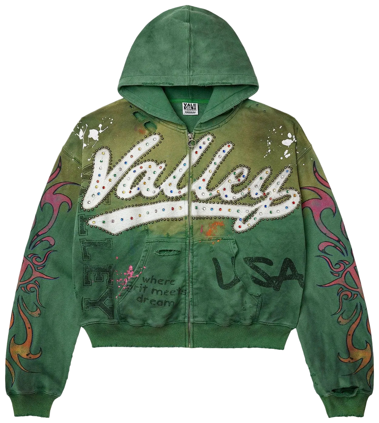 VALE Forever Inferno Zip Up Hoodie