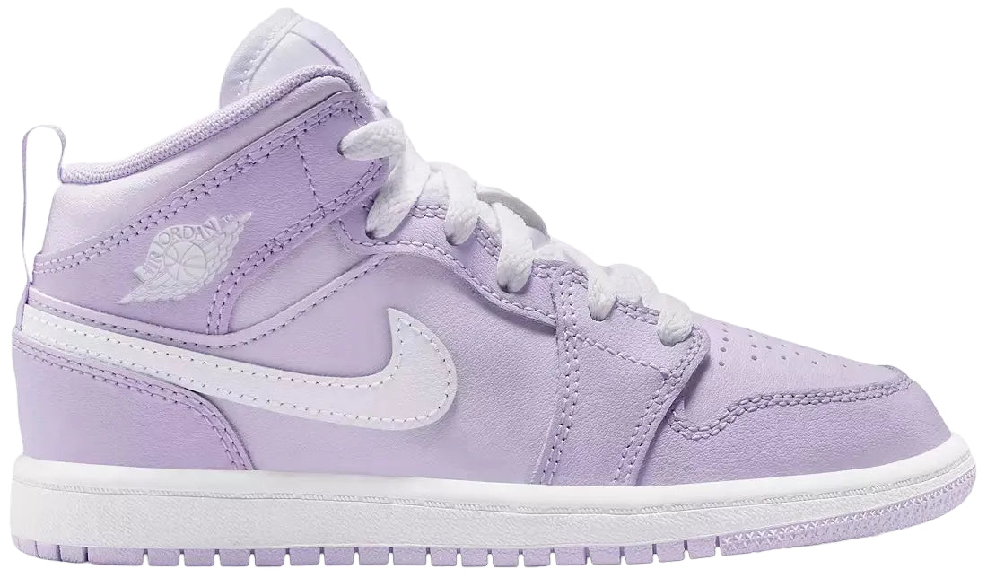 Jordan 1 Mid Violet Mist Barely Grape (PS)