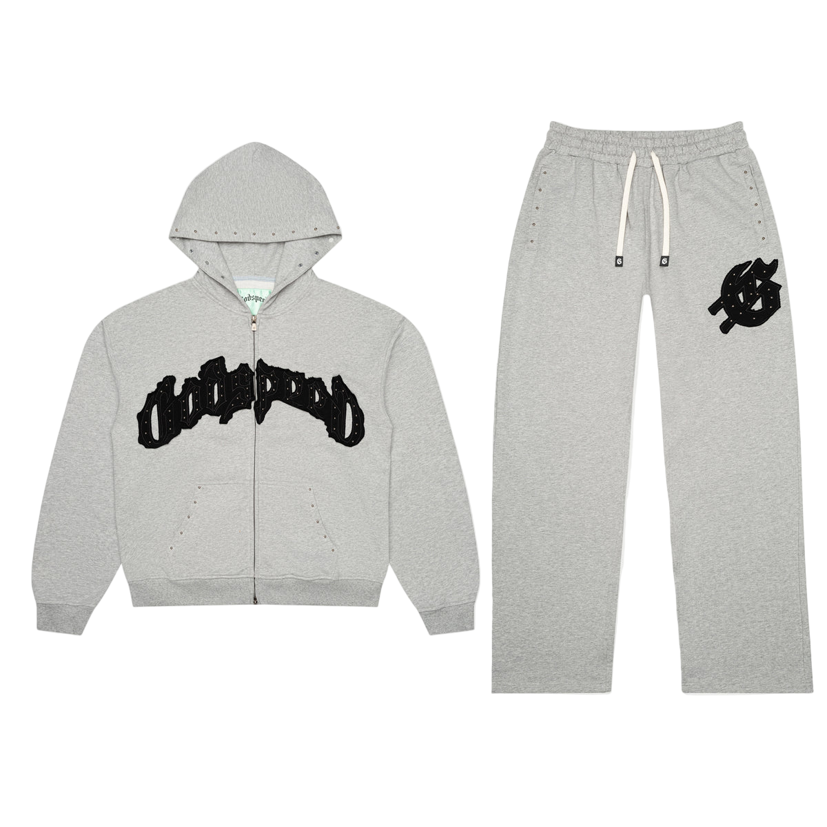 Godspeed Studded Sweatsuit Grey