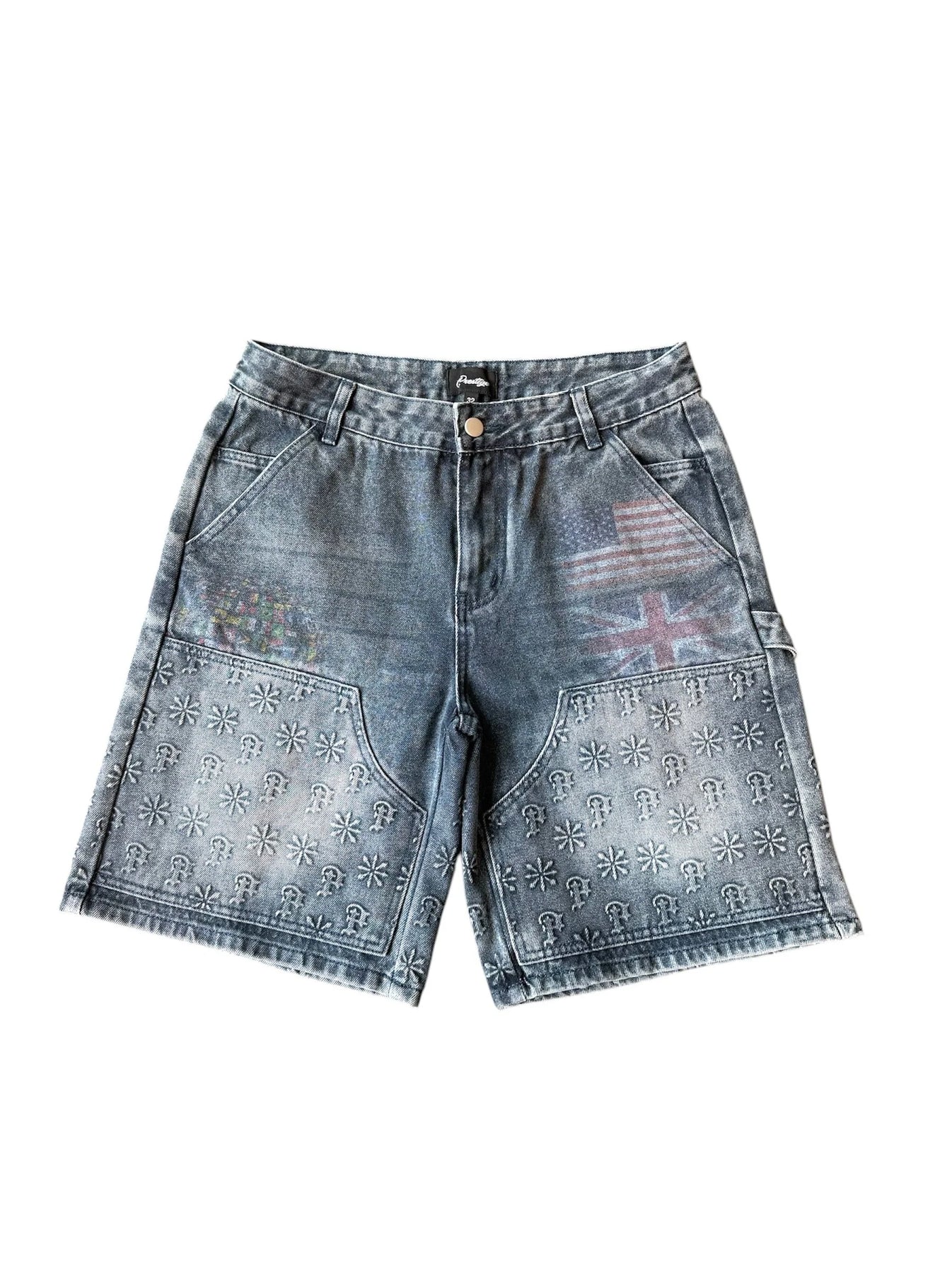Prestige Co. International Denim Shorts Blue