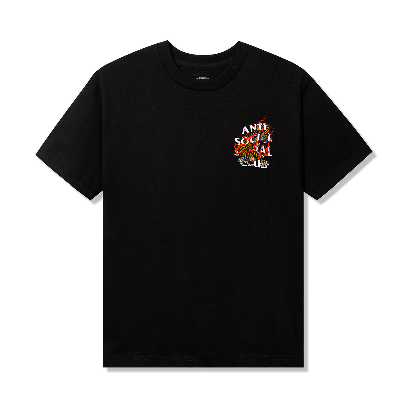 Anti Social Social Club Tiger Blood Black Tee