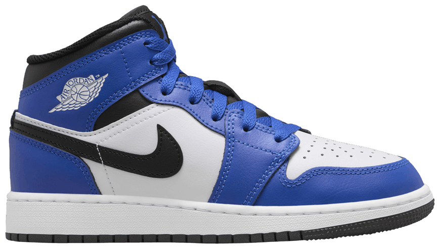 Jordan 1 Mid Game Royal White Black (GS)
