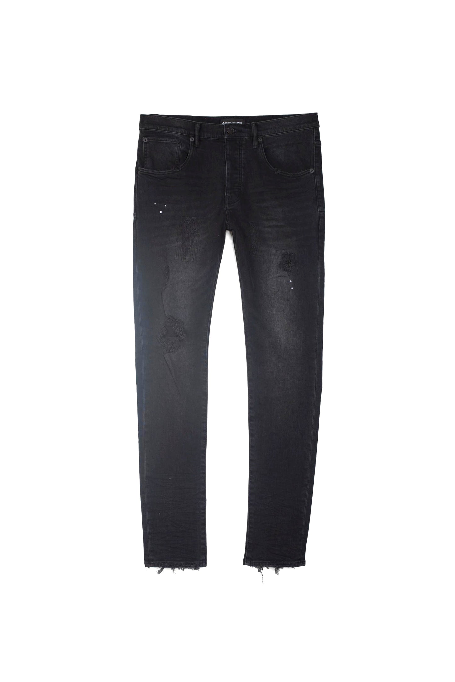 Purple Brand Black Resin Repair Jeans