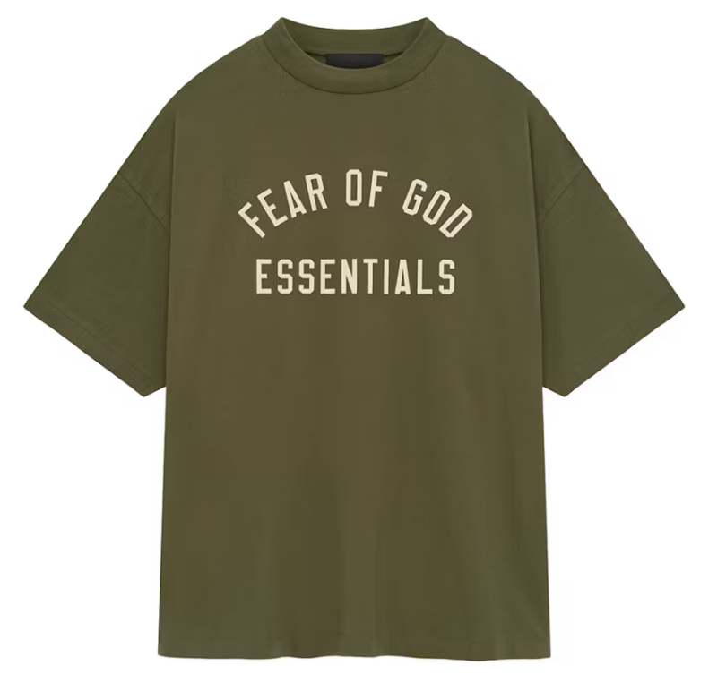 Fear of God Essentials Jersey Tee Military Green