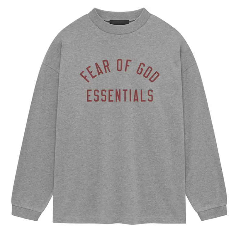 Fear of God Essentials Long Sleeve Tee Dark Heather