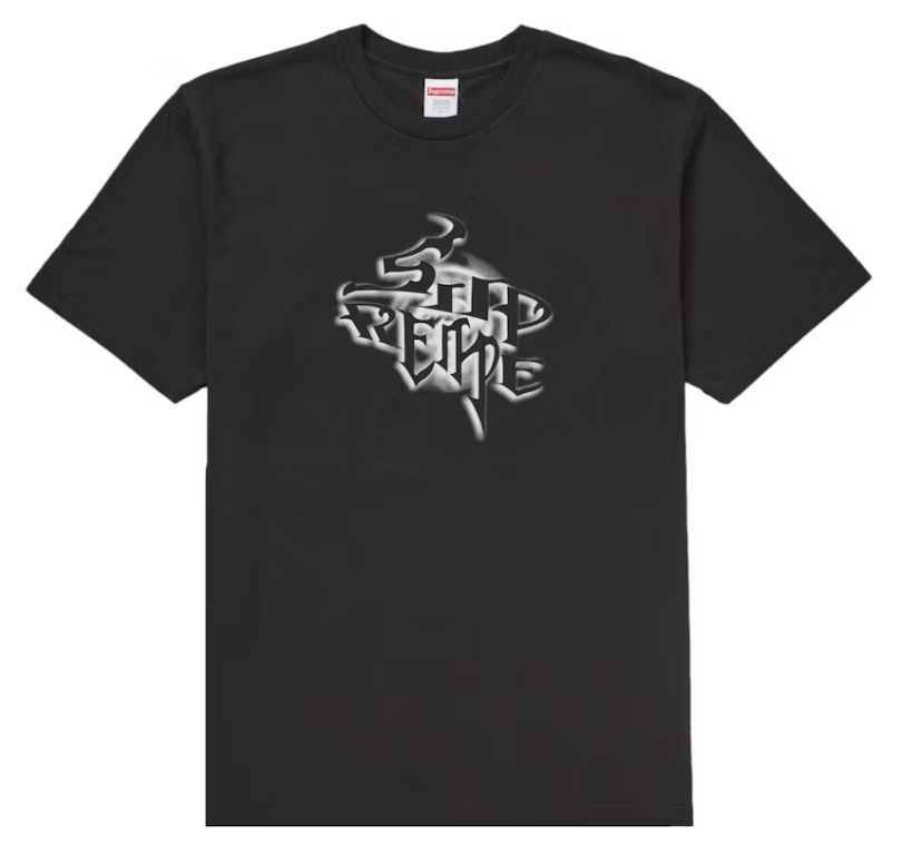 Supreme Smoke Tee (FW24) Black