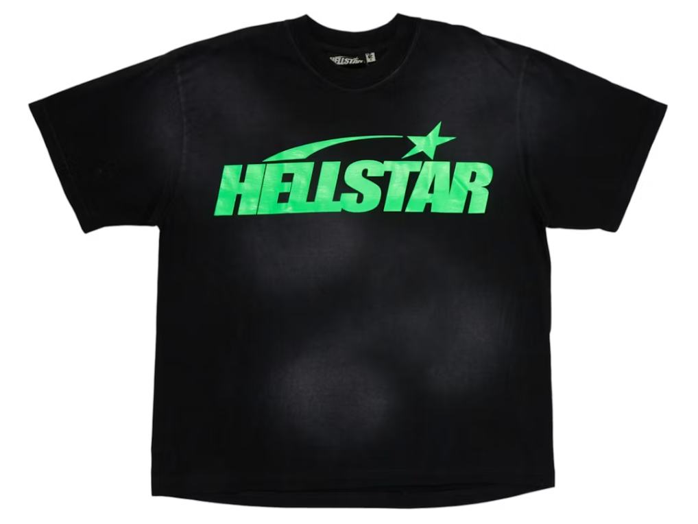 Hellstar Classic Tee (Gel Print) Green Black