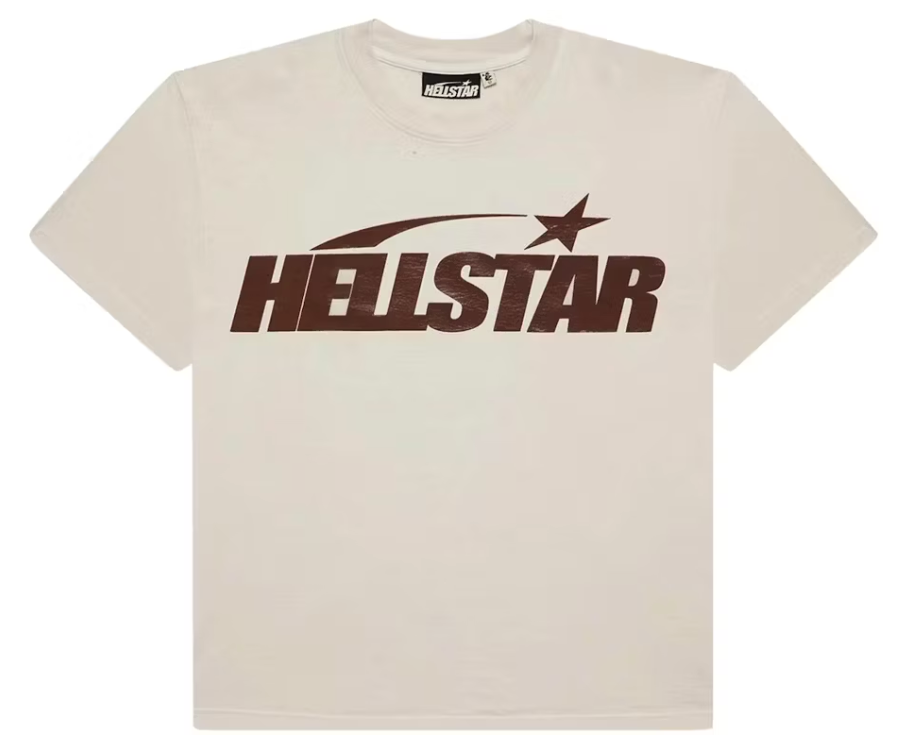 Hellstar Classic Tee (Gel Print) Brown White