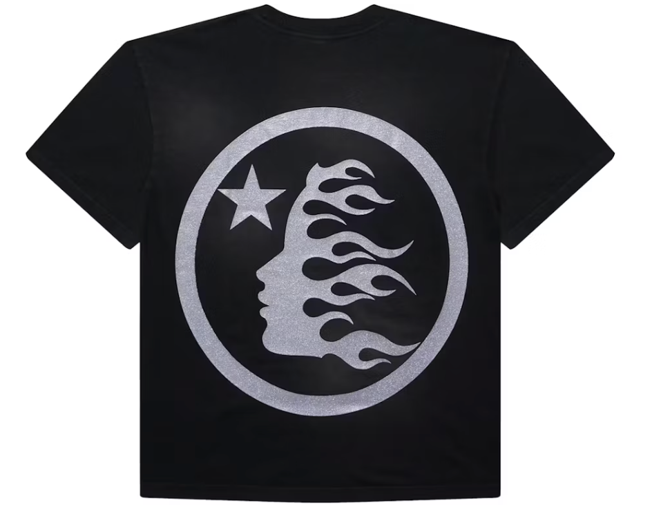 Hellstar Classic Tee Glitter Logo Black