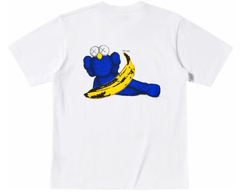 KAWS x Warhol Graphic Tee White/Blue