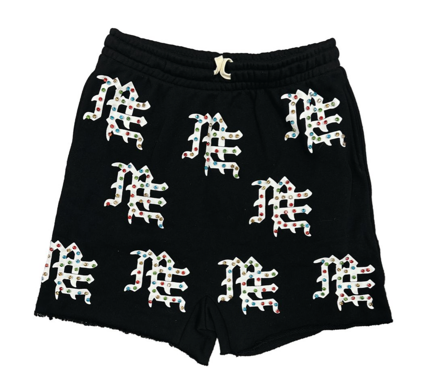 Mixed Emotion Black ME Logo Shorts