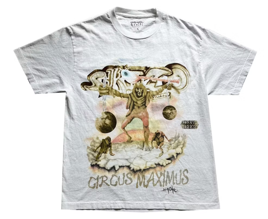 Travis Scott Utopia Tour Skitzo Circus Maximus Tee