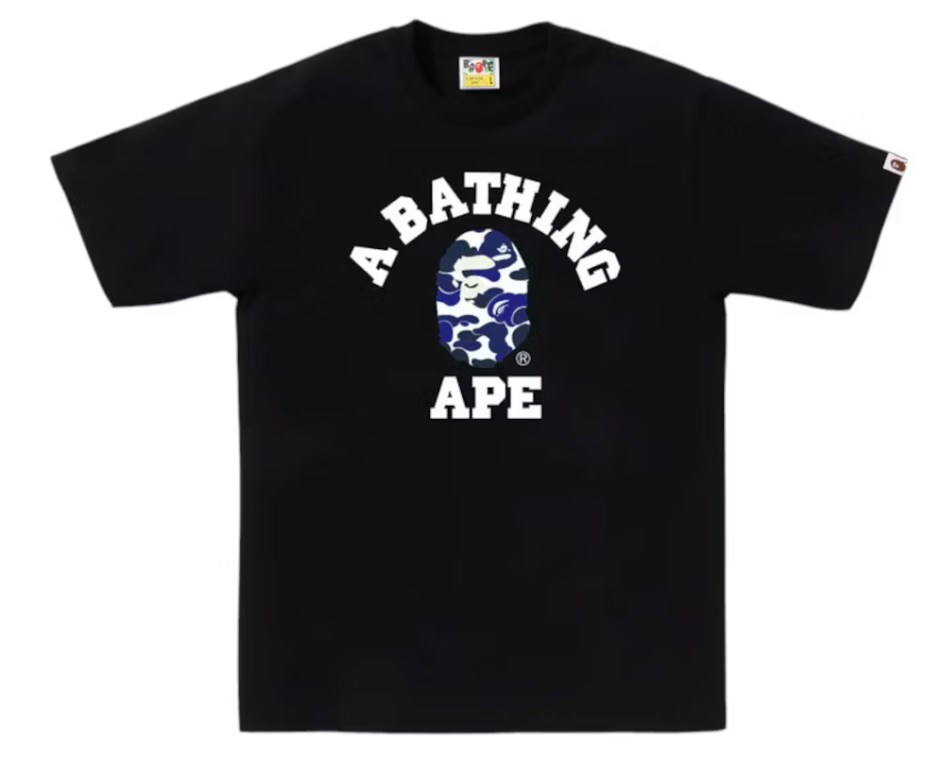 Bape JP Exclusive College Tee Black
