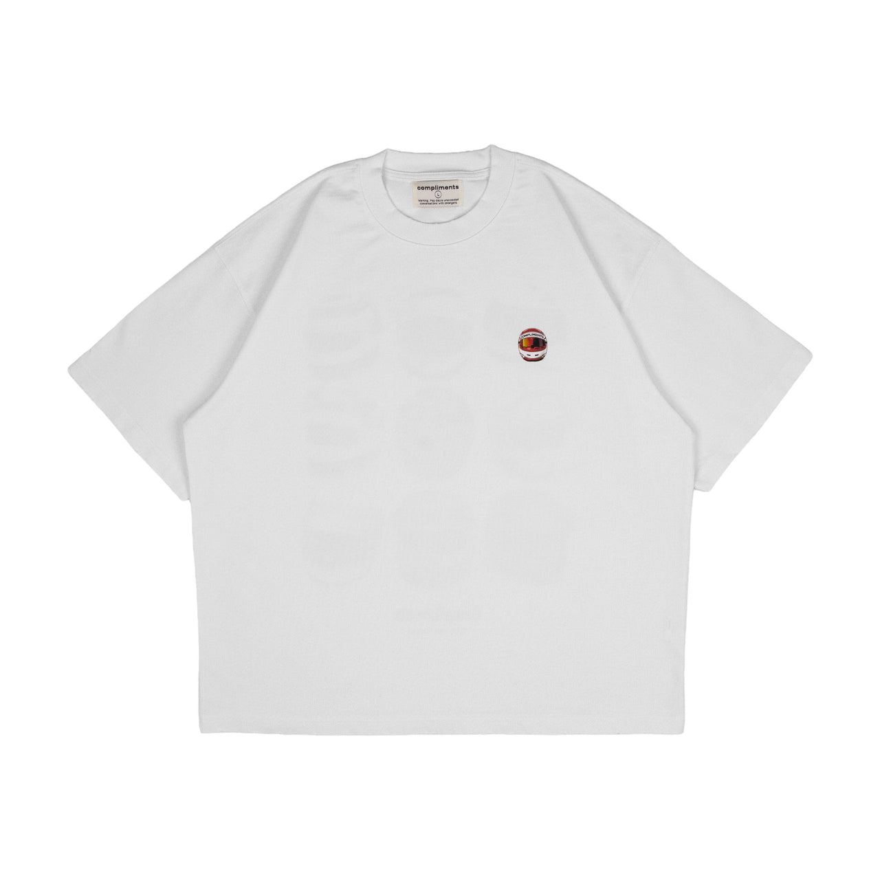 Compliments Tested Under Pressure Tee White