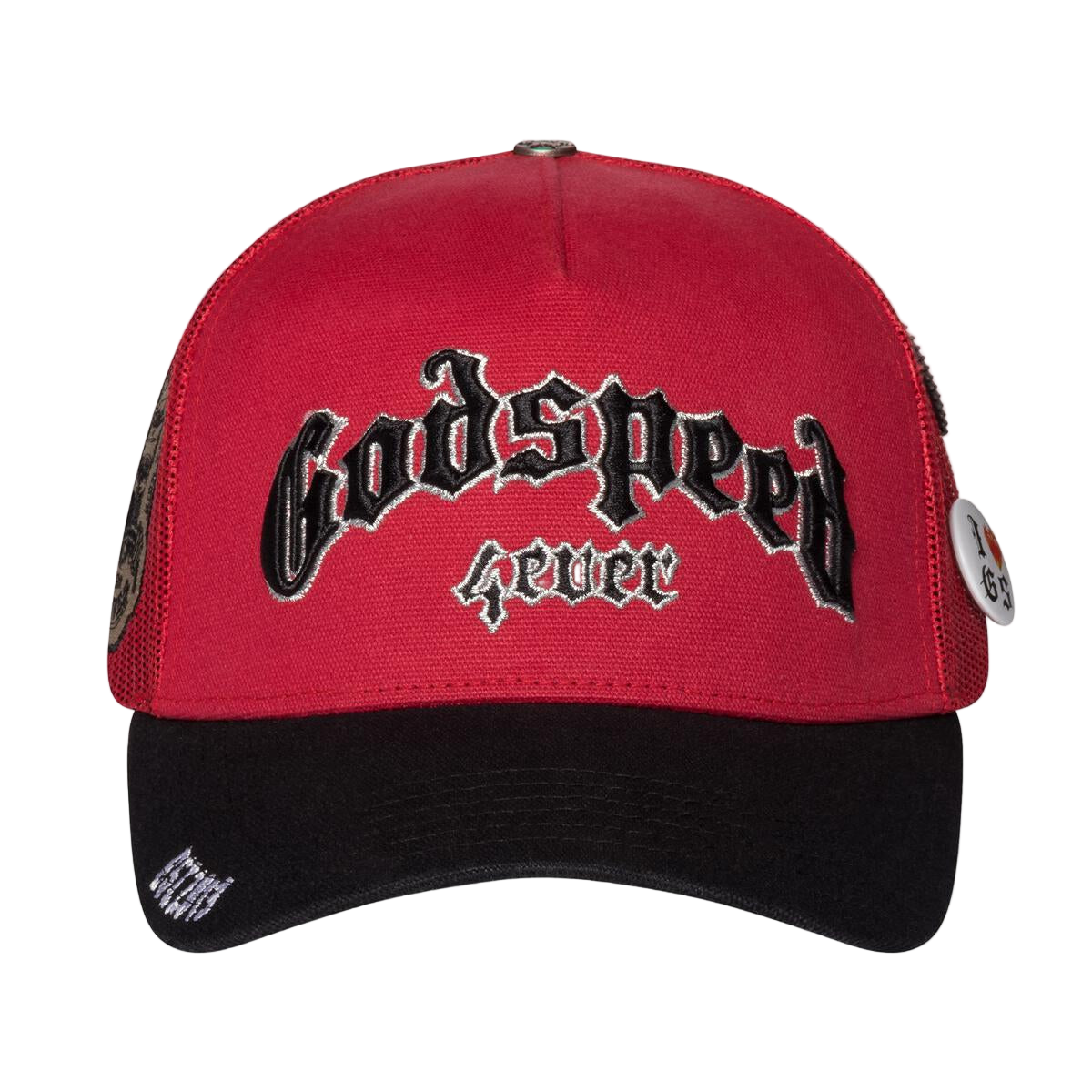 Godspeed GS Forever Trucker Hat Red Black