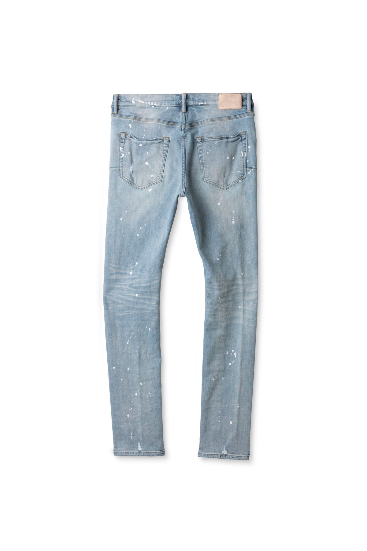 Purple Brand Light Indigo Paint Jeans