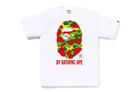 BAPE Sta Camo By Bathing Ape Tee White Multi