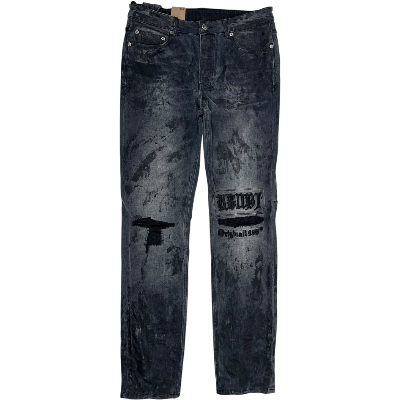 Ksubi Chitch Powder Grey Charcoal Jeans