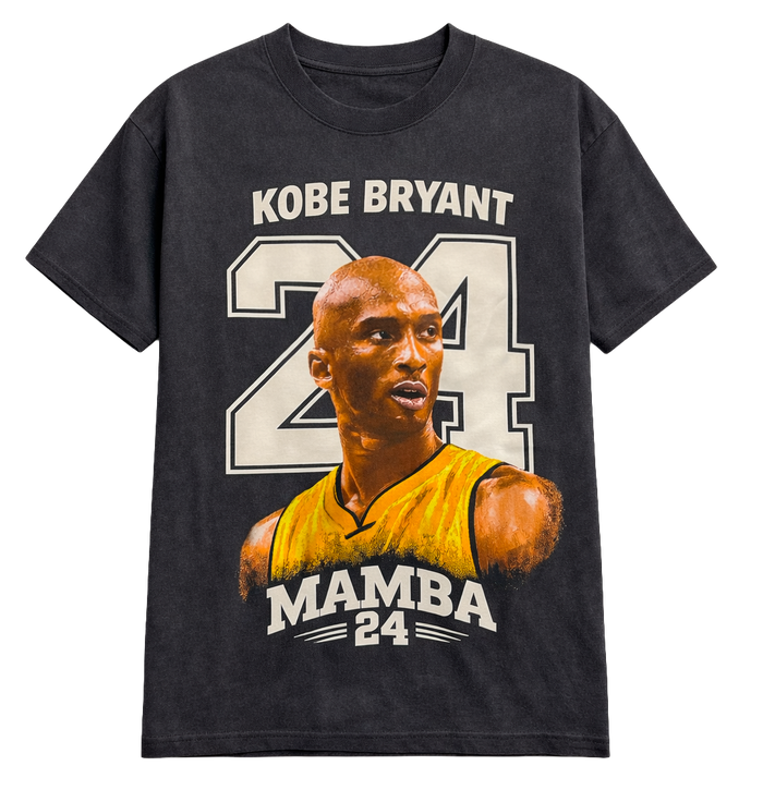 Licensed Graphic Tee Limo Washed Black Mamba