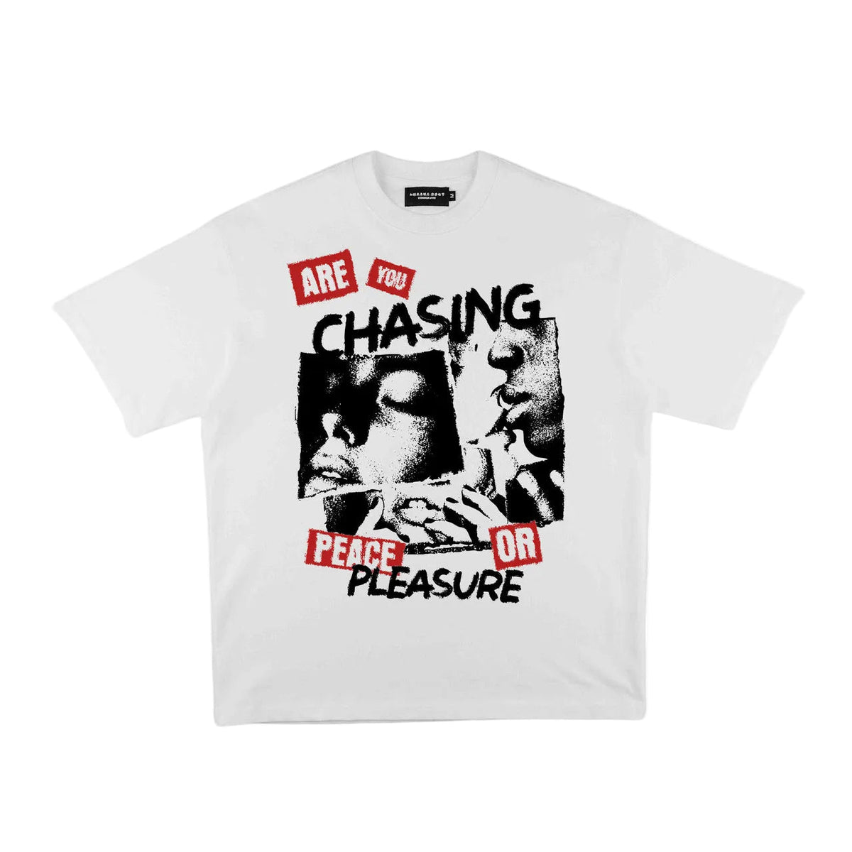 Compliments Peace or Pleasure Tee White