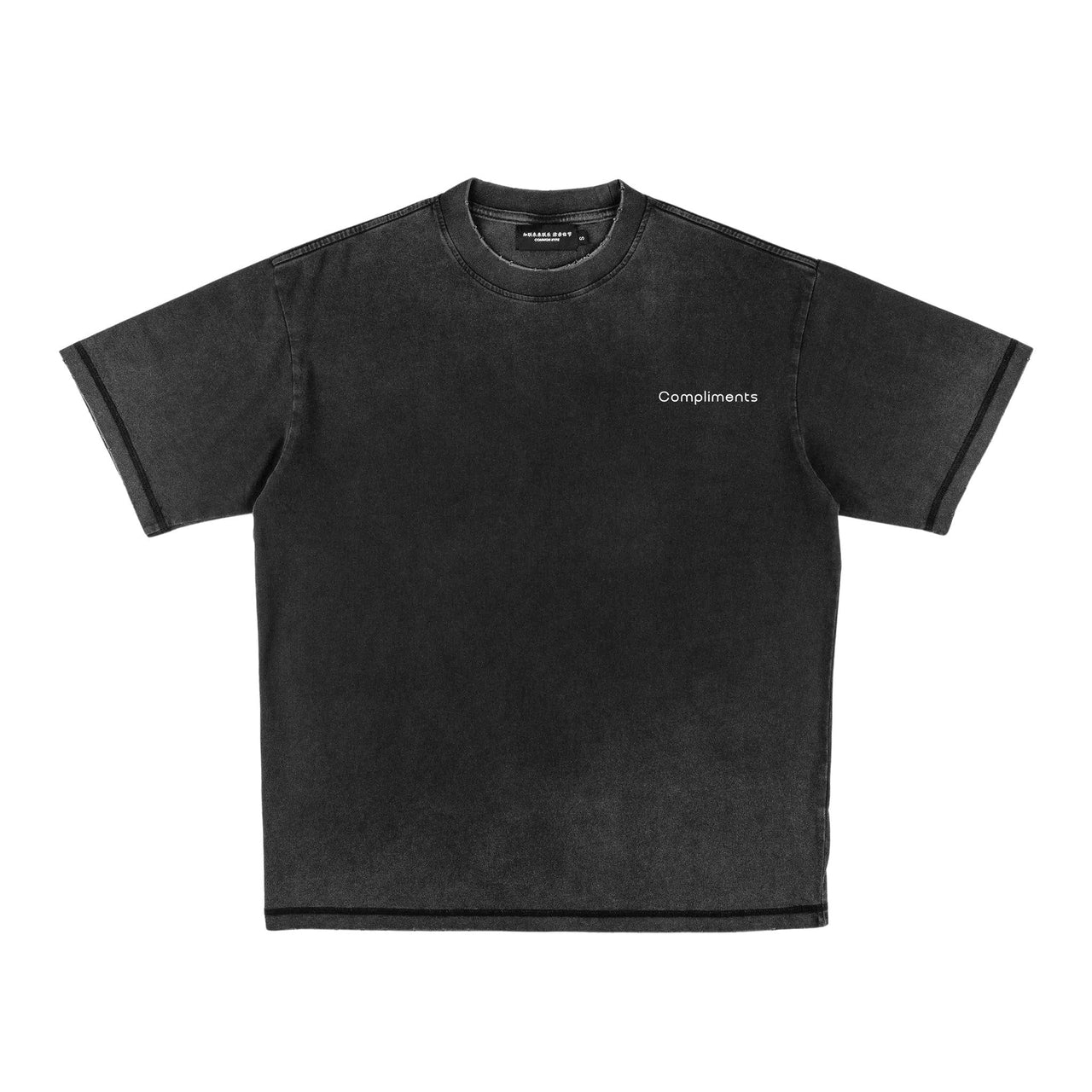 Compliments Never Win Never Lose Black Tee