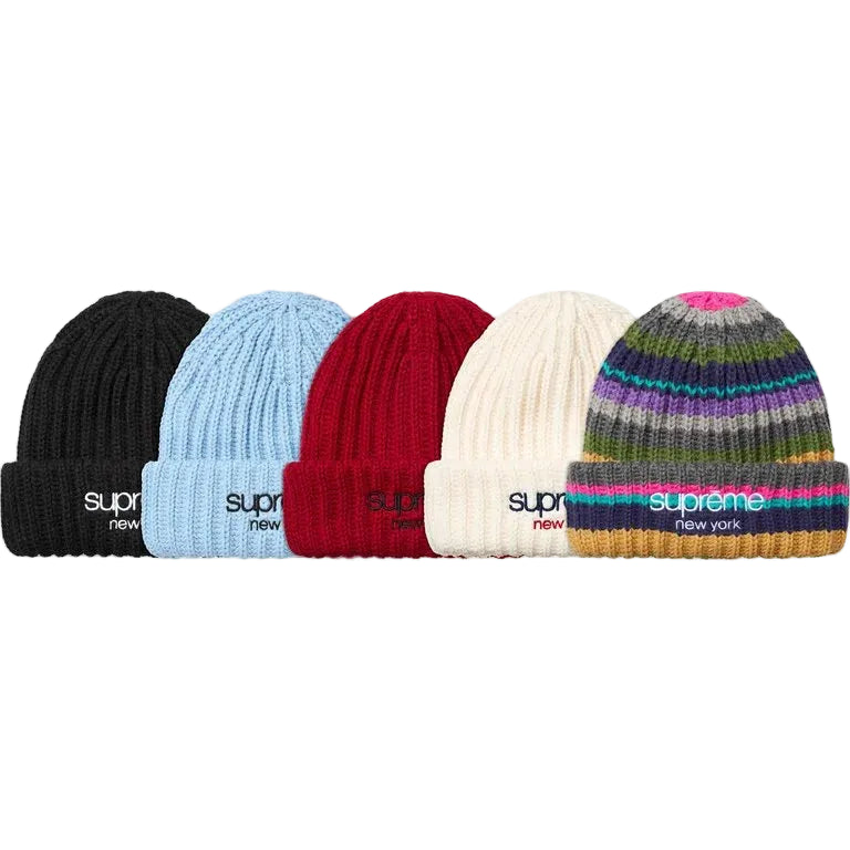 Supreme Classic Chunky Ribbed Beanie