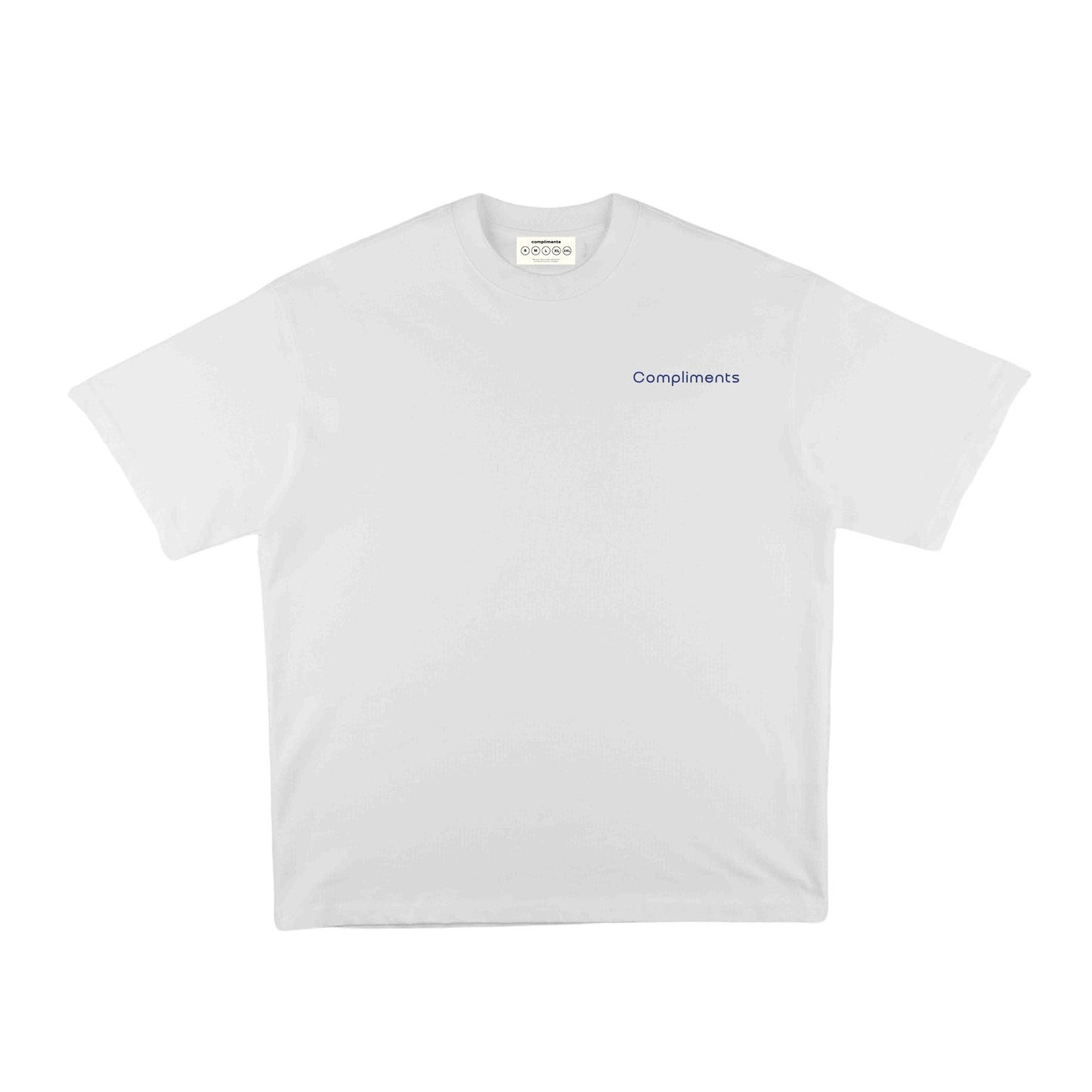 Compliments Don't Start White Shirt