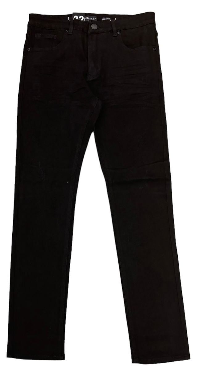 Waimea Jet Black Skinny Jeans