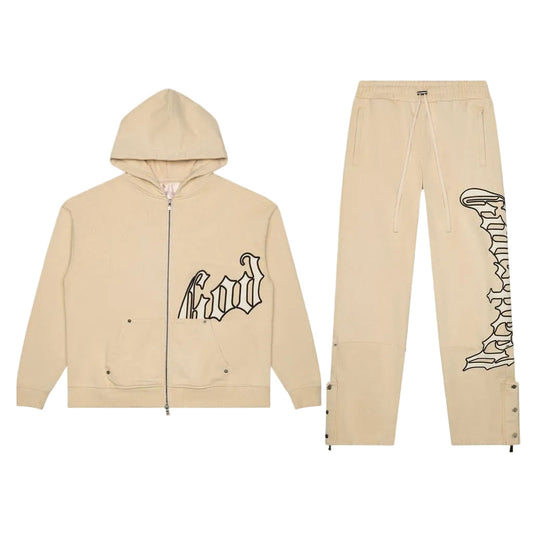 Godspeed OG Logo Sweatsuit Creme Bone
