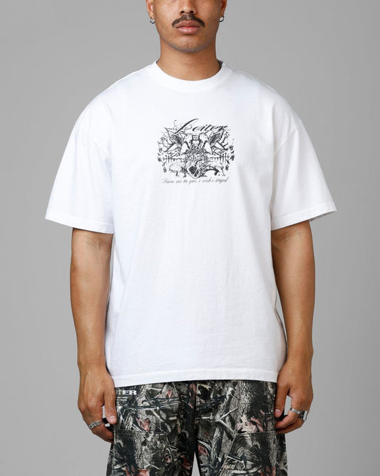 Loiter Earth Angel Tee White