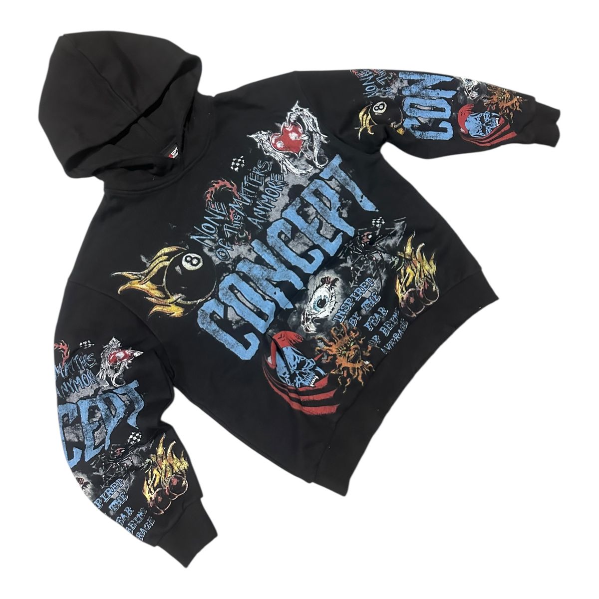 Concept Graffiti Hoodie Black