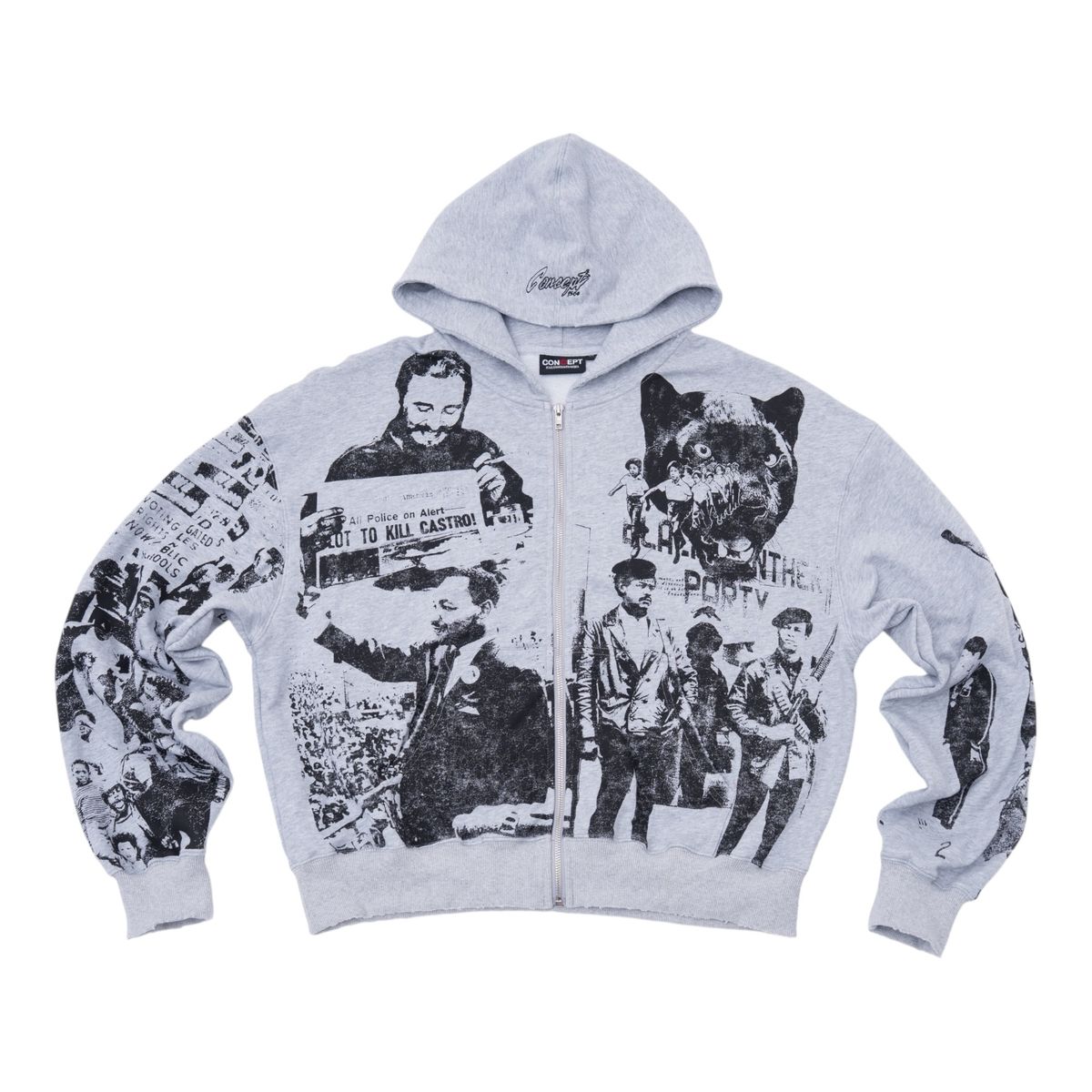 Concept Revolt Hoodie Grey