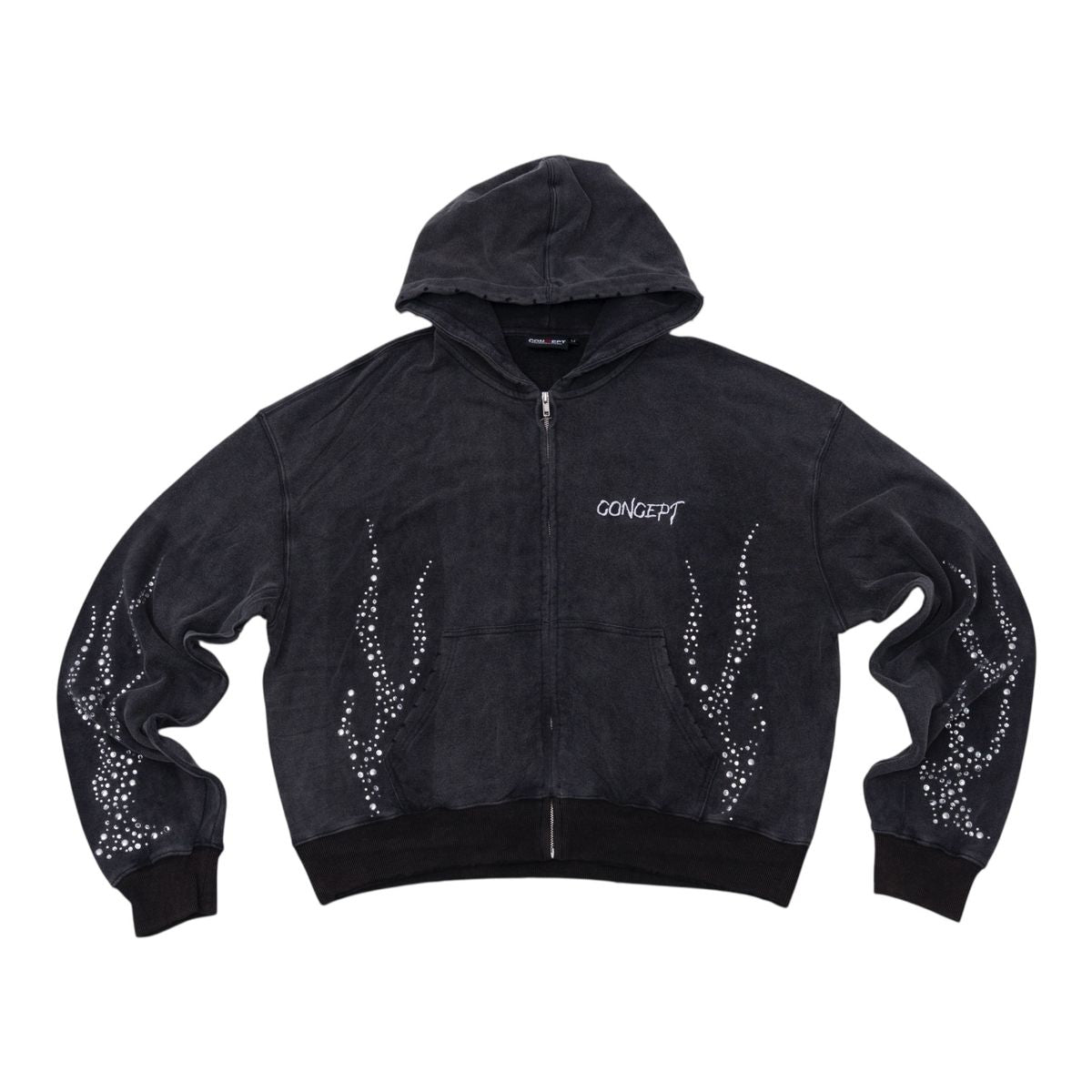 Concept Flame Hoodie Black