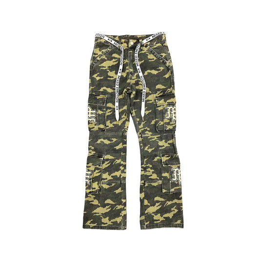 Mixed Emotion Camo Cargo Pants