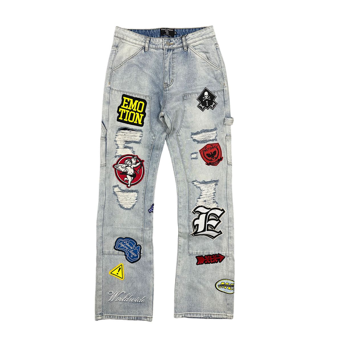 Mixed Emotion Worker Jeans