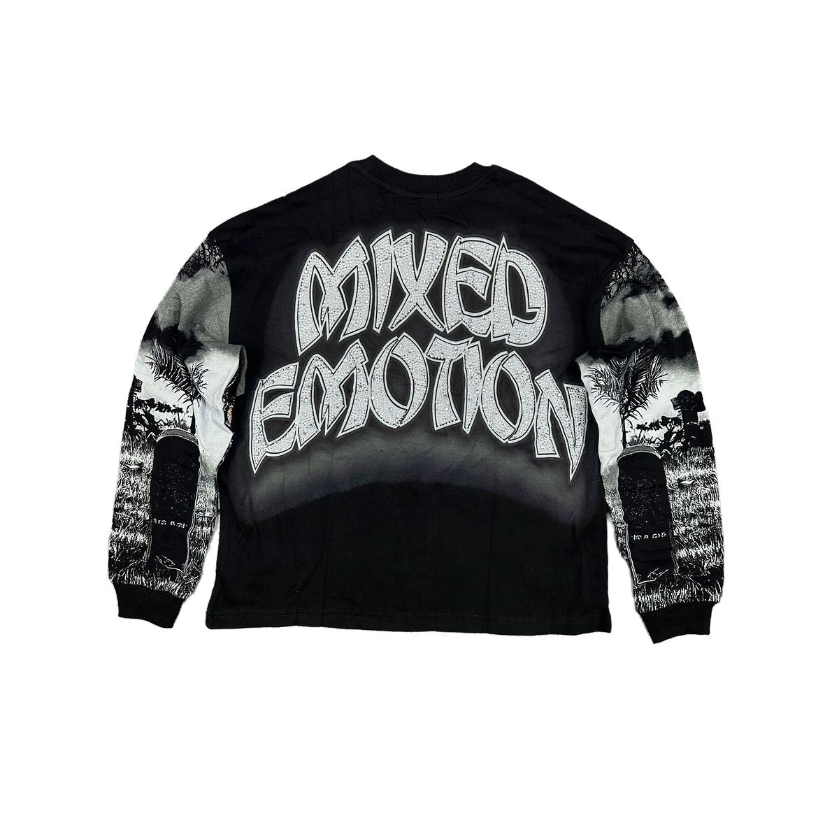 Mixed Emotion Tombstone Long Sleeve Tee